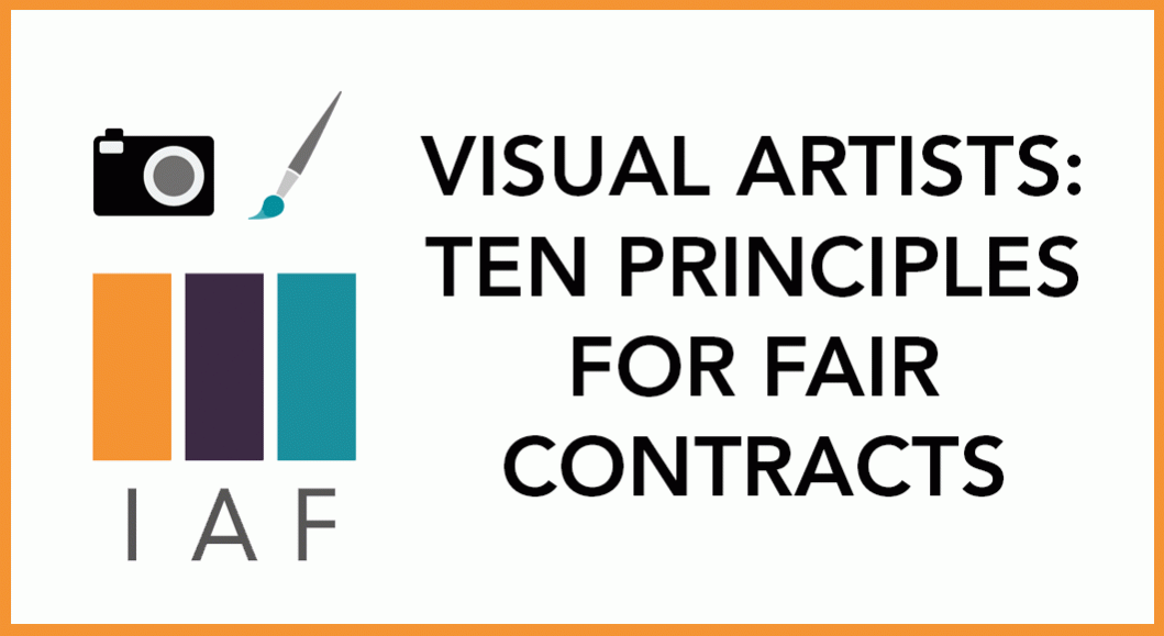 Visual Artists: 10 principles for fair contracts